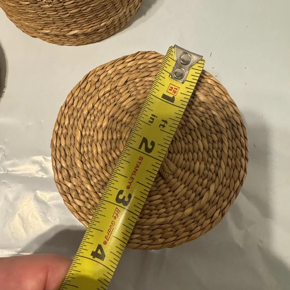 Woven Nesting Storage Baskets with Lids